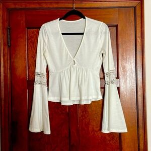 White long sleeve shirt